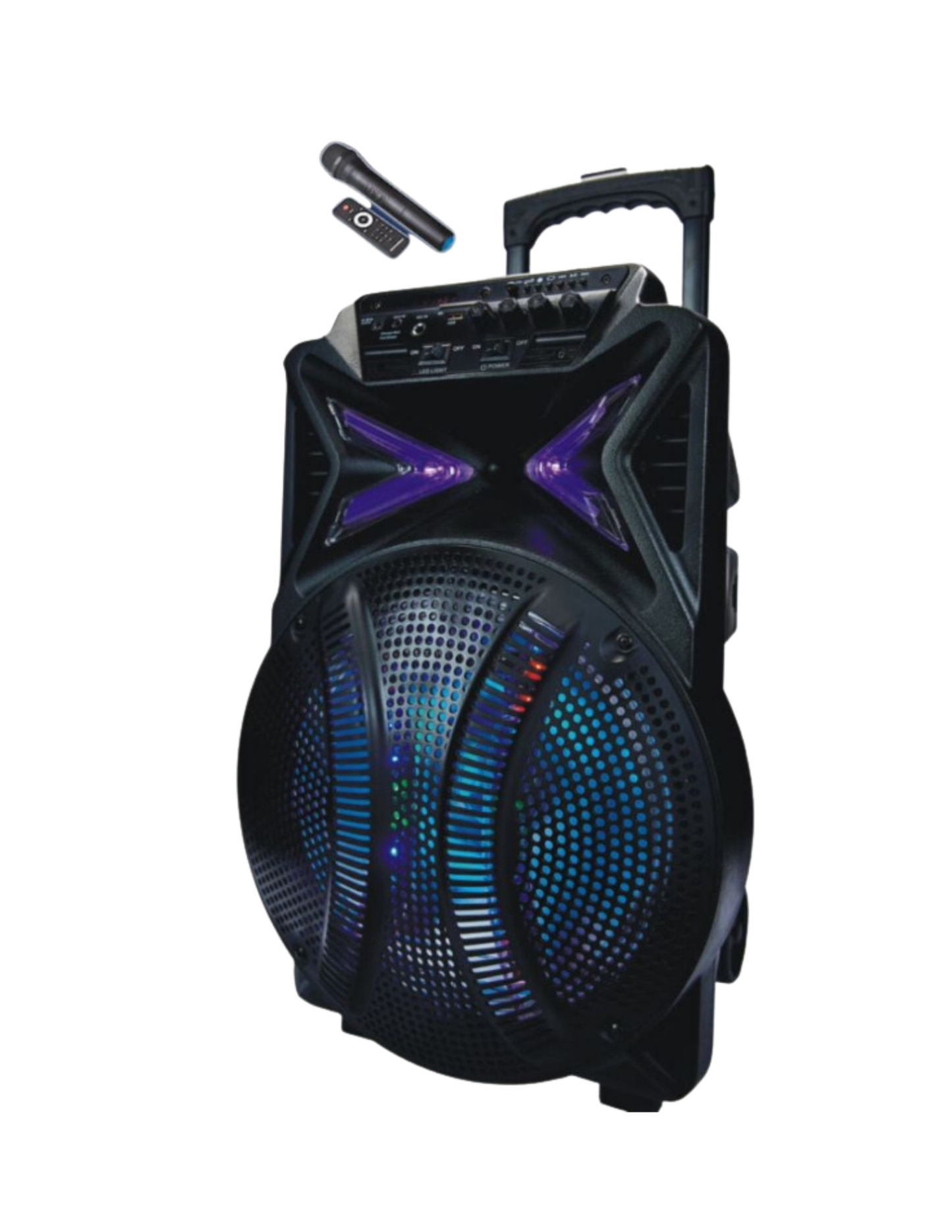 Supersoniese draagbare professionele battery radio en luidsprekerstelsel SX-112D