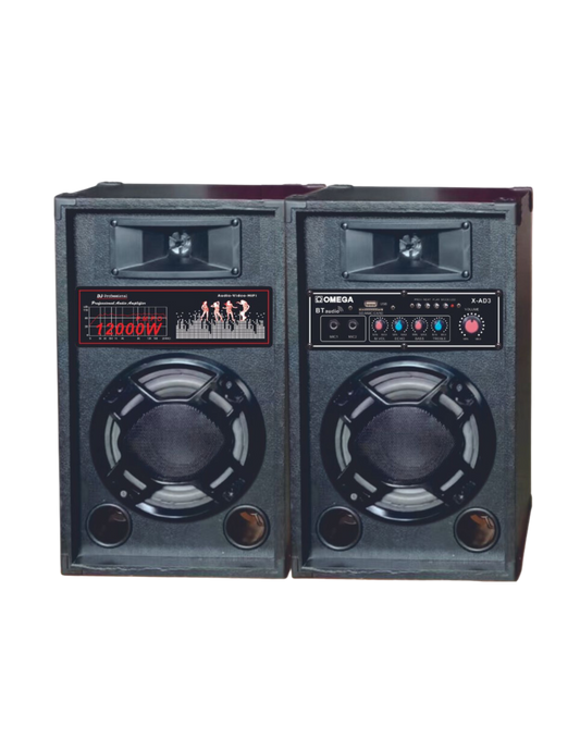 Omega 6" Boombox Bluetooth Party Speaker X-AD3