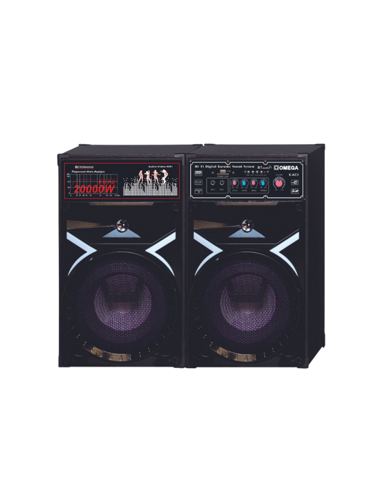 Omega 8" Boombox Bluetooth Party Speaker X-AC3