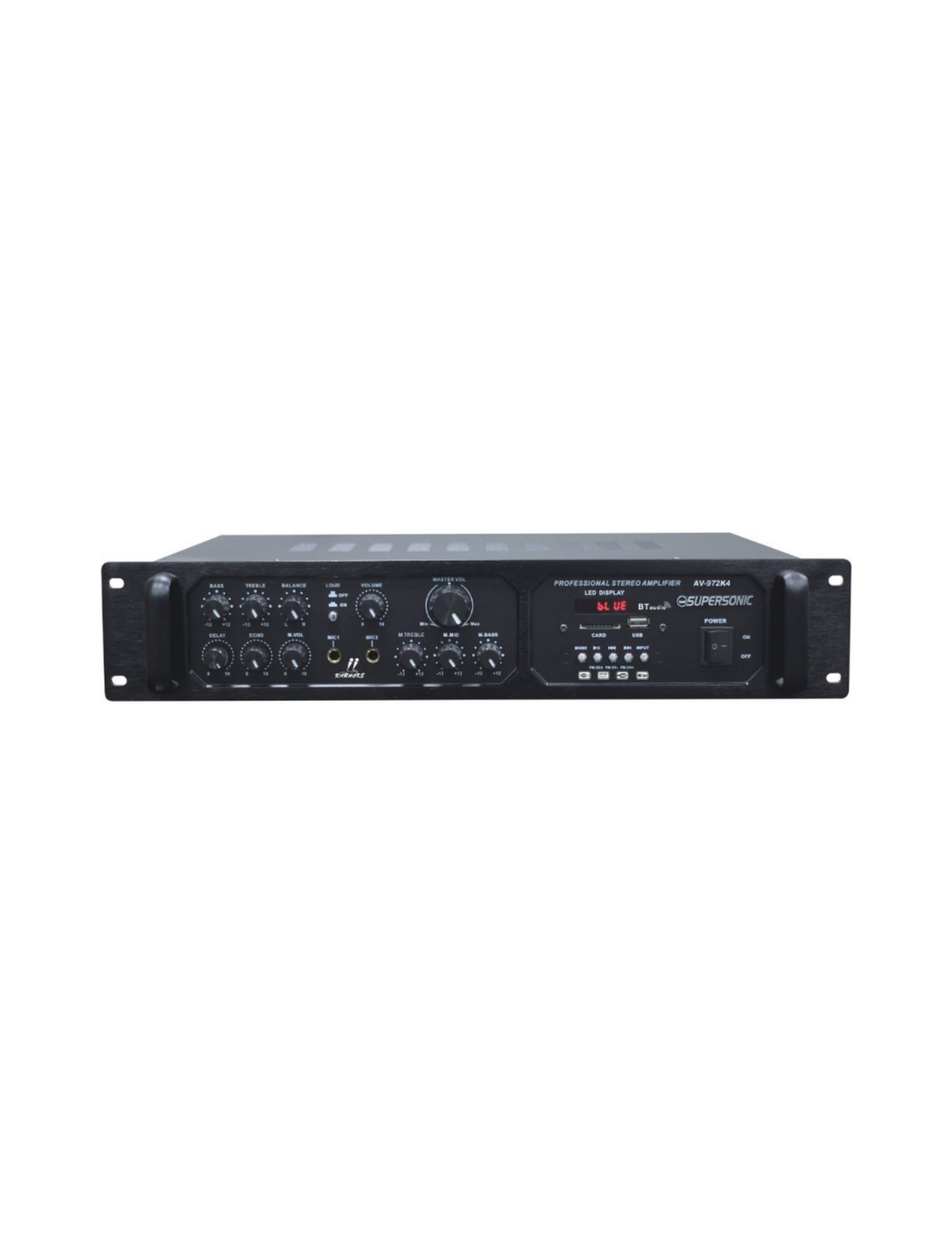 Supersonic Professional Stereo Amplifier AV-972K4