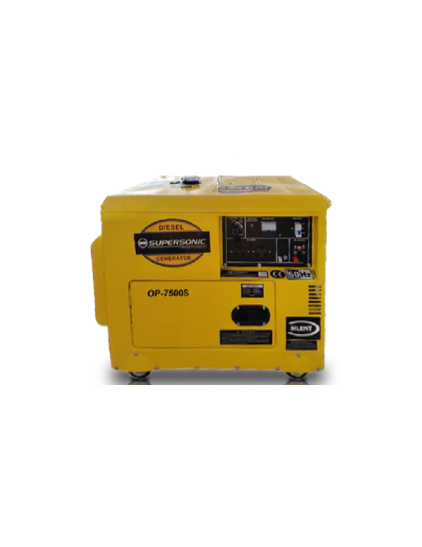 Supersonic Silent Diesel Generator 6.5kw 4-STROKE Recoil & Electric Start OP-7500S