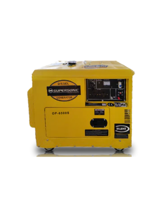 Supersonic Silent Diesel Generator 5.5kw 4-STROKE Recoil & Electric Start OP-6500S