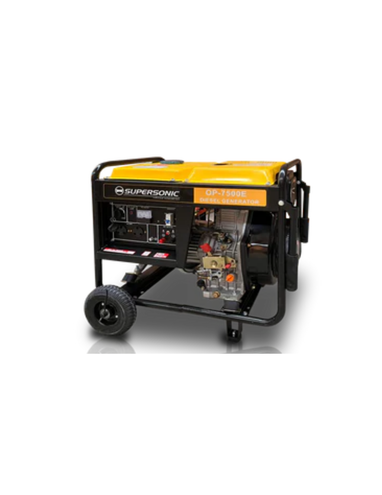 Supersonic 5.5kw diesel generator 4 stroke electric & recoil Start OP-6500E