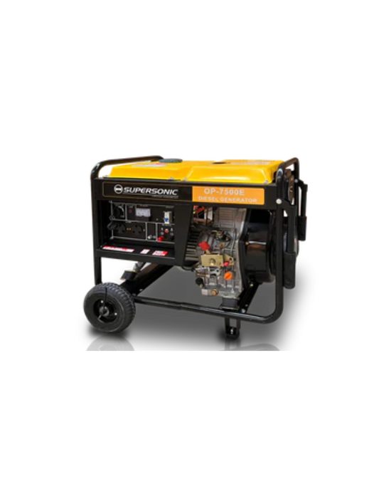 Supersonic 5.5kw diesel generator 4 stroke electric & recoil Start OP-6500E