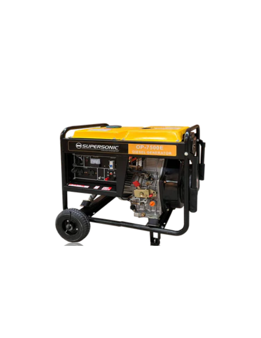 Supersonic Diesel Generator 6.5kw Electric/ Recoil Start 4-Stroke OP-7500E