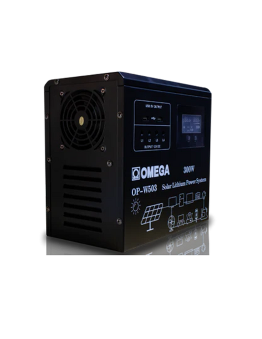 Omega 300W Lithium Portable Power Station 280x160x260mm - RIIGOP-W503