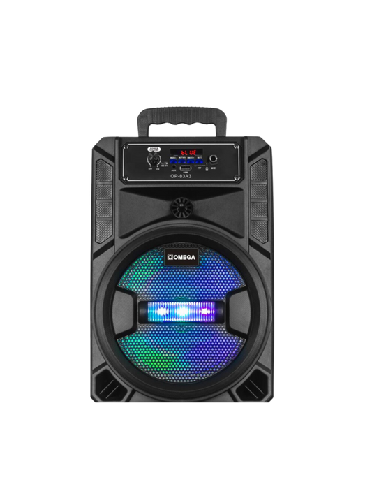 Omega Portable Karaoke Speaker System Bluetooth/USB/Mic Input OP-83A3
