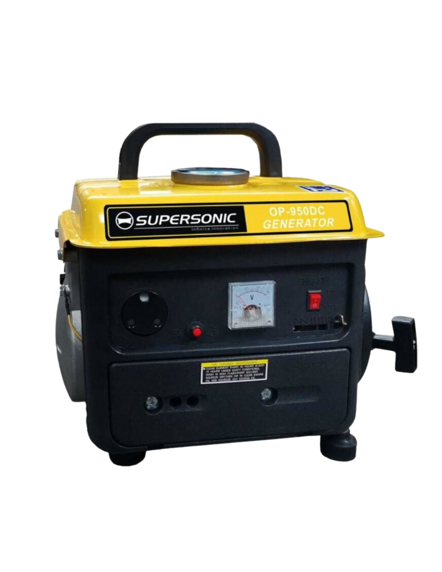 Supersonic Petrol & Oil Generator 850W 2 Stroke for Load Shedding - 950DCA