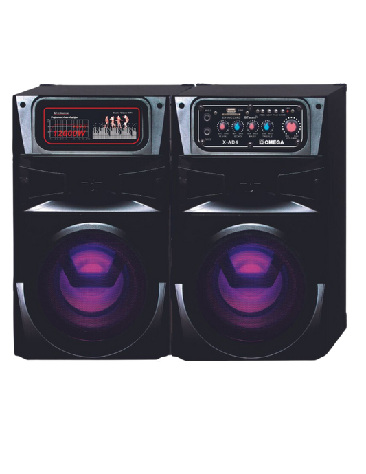 Omega 6" Boombox Bluetooth Party Speaker X-AD4