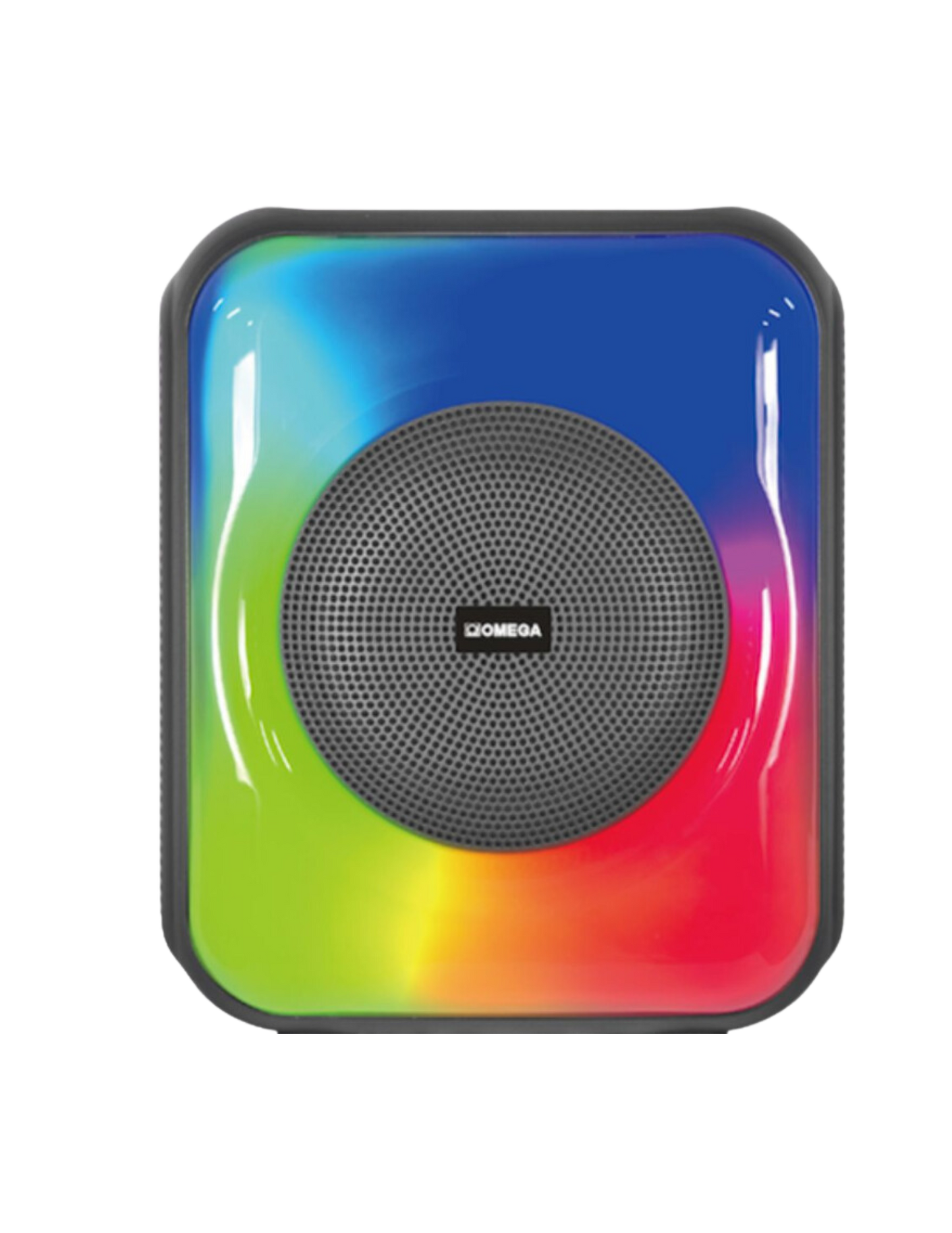 Omega 8" draagbare karaoke-luidsprekerstelsel Bluetooth/USB/mikrofoon-invoer OP-83A5