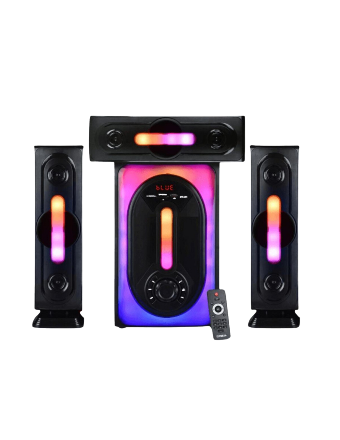 Omega 3.1 CH Home Theatre Speaker System Bluetooth AUX/USB/SD SPK-5R1
