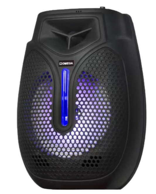 Omega Outdoor Party Karaoke Speaker Battery-Powered For Loadshedding OP-828F7